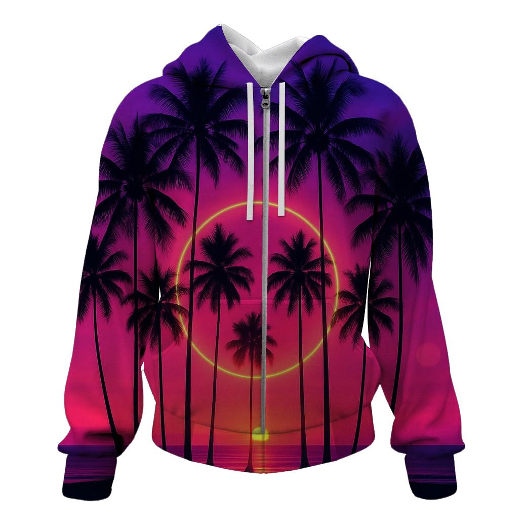 Palm Halo Reverie custom hoodies