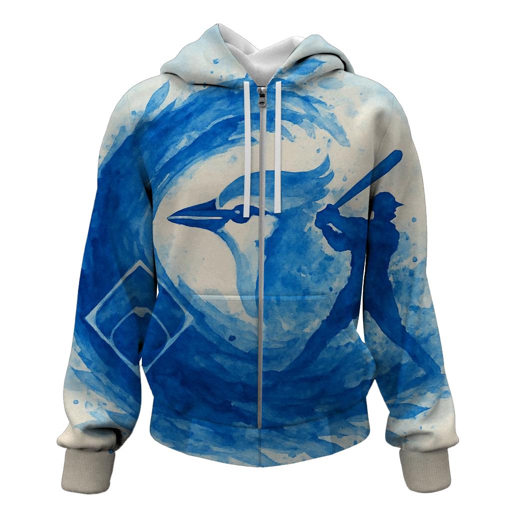 Diamond Surf Break With Blue Jays Spirit premium hoodies