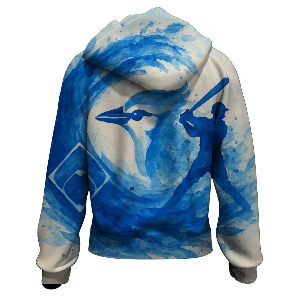 Diamond Surf Break With Blue Jays Spirit premium hoodies