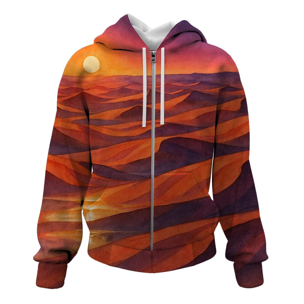 Desert Mirage Emberfall custom hoodies