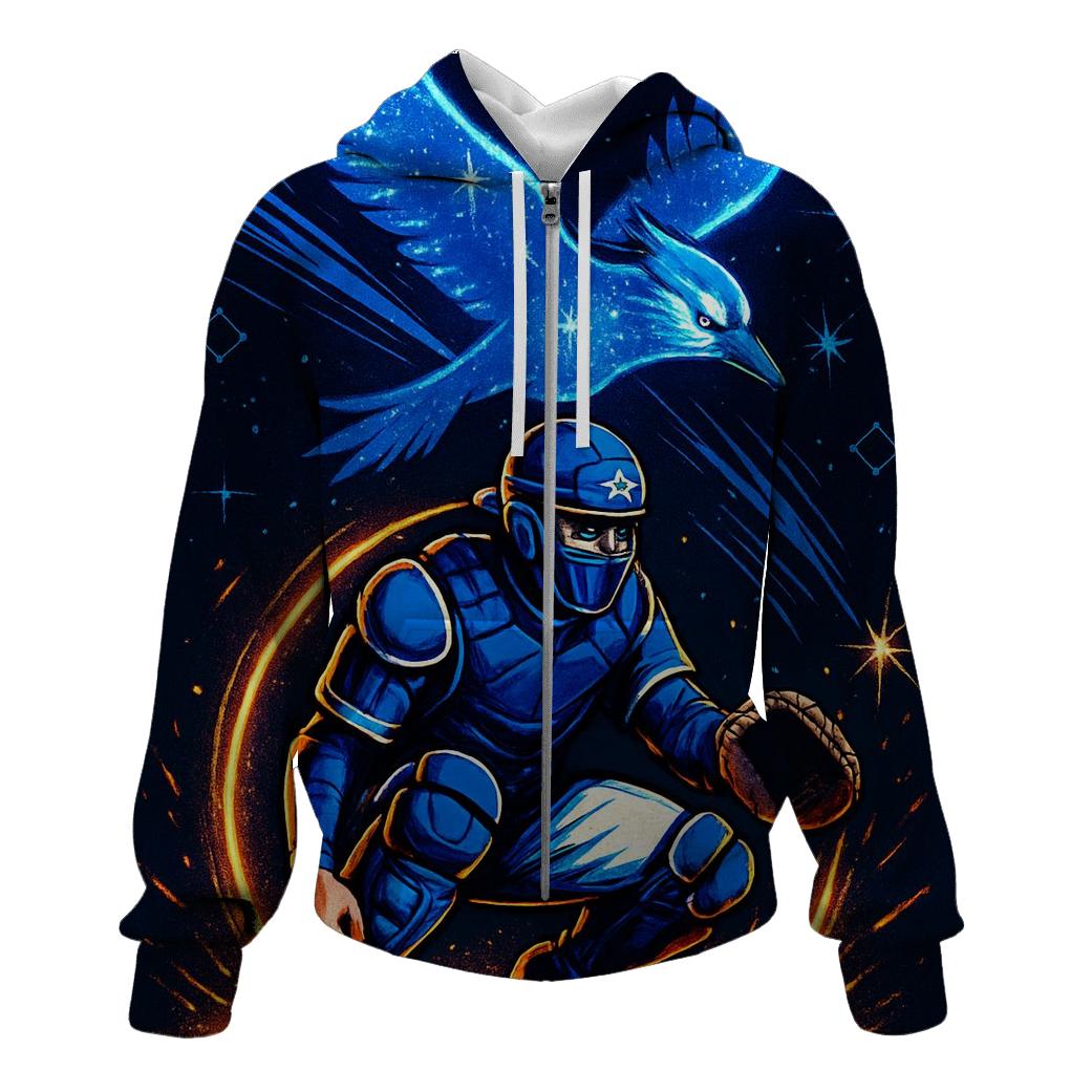 Celestial Cage Catcher Blue Jays hoodies fashion