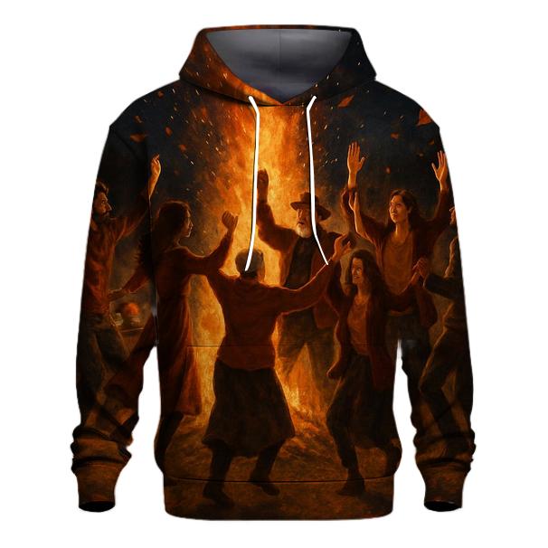 Harvest Dance Around The Bonfire printed hoodies