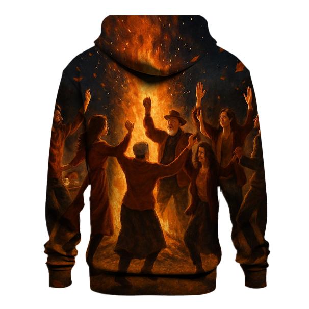 Harvest Dance Around The Bonfire printed hoodies