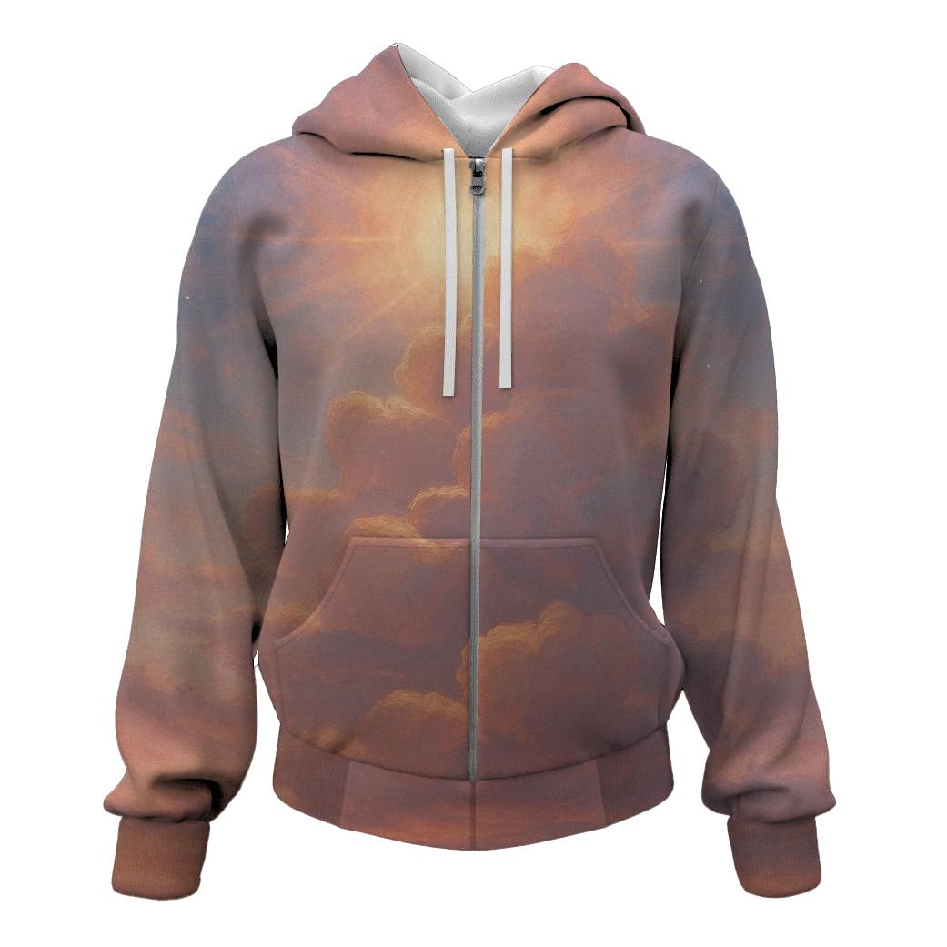 Cloud Steps To Sundown graphic hoodies