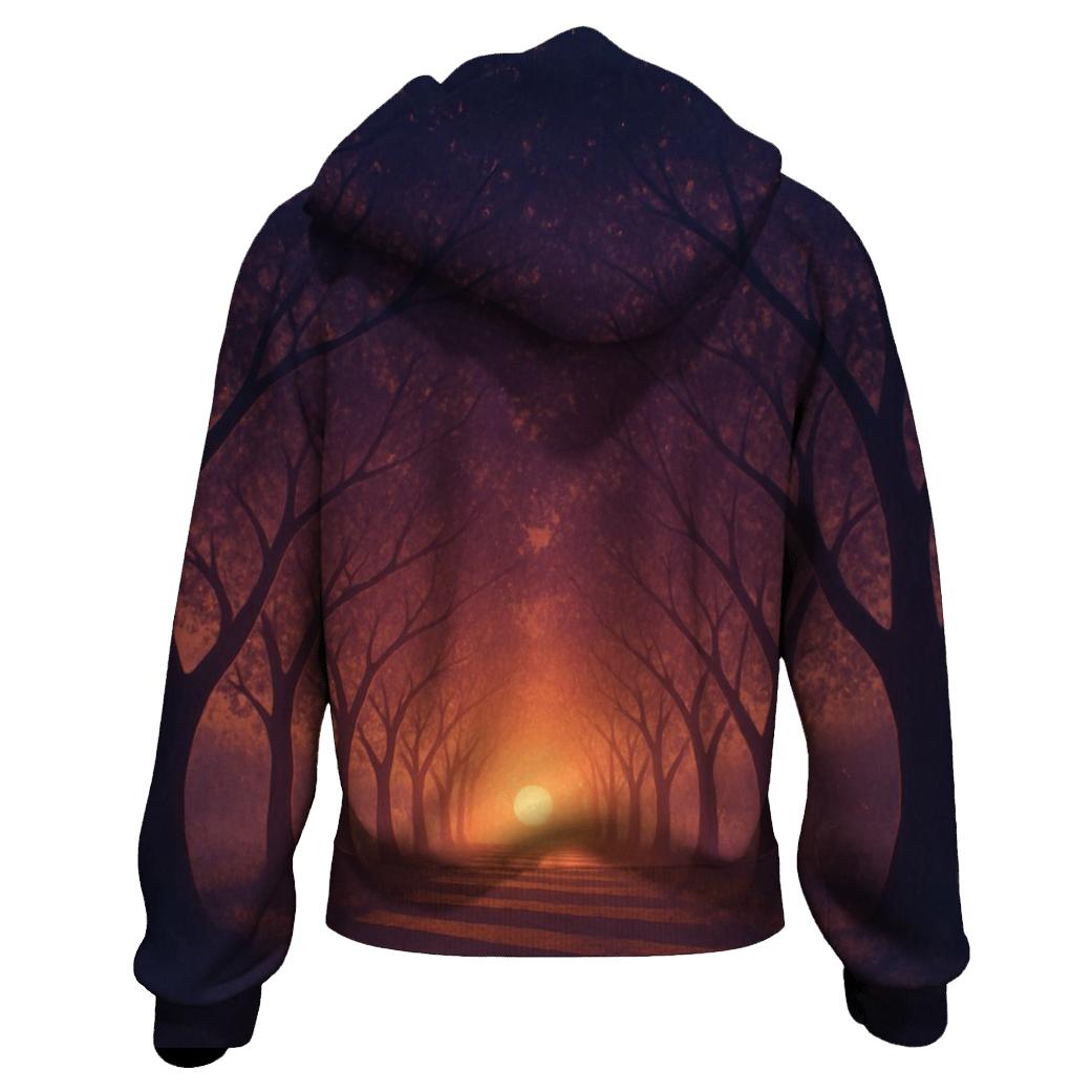 Twilight Orchard Glow heavyweight hoodies