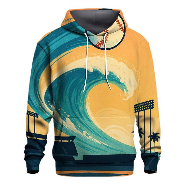 Ocean Wave Home Run Arc hoodie trends