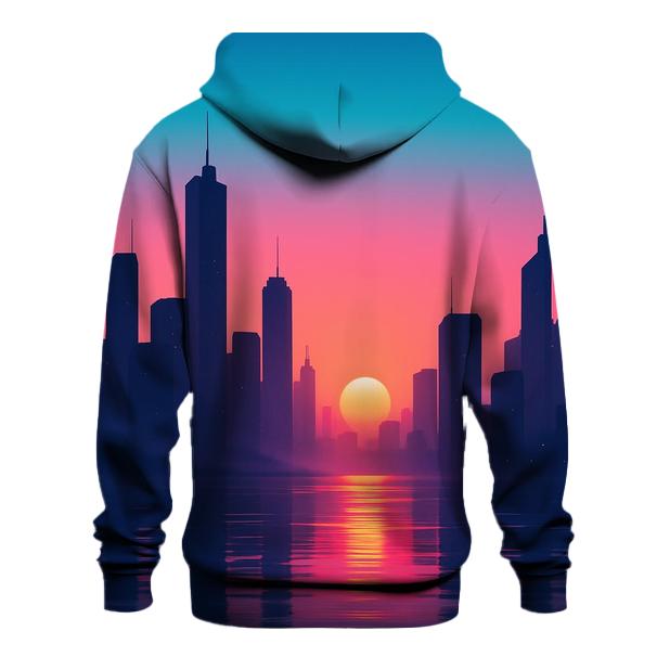 City Of Melting Skies embroidered hoodies