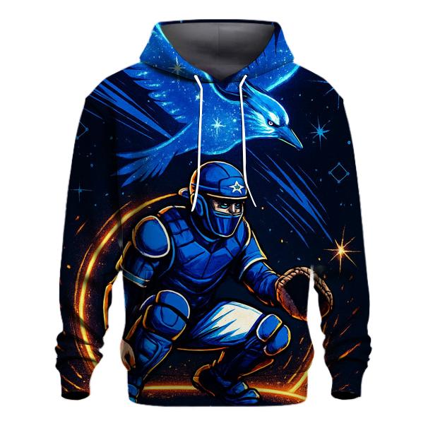 Celestial Cage Catcher Blue Jays printed hoodies