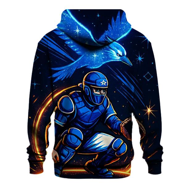 Celestial Cage Catcher Blue Jays printed hoodies
