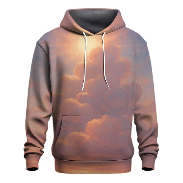 Cloud Steps To Sundown printed hoodies