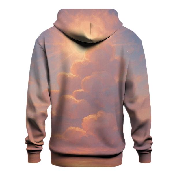 Cloud Steps To Sundown printed hoodies