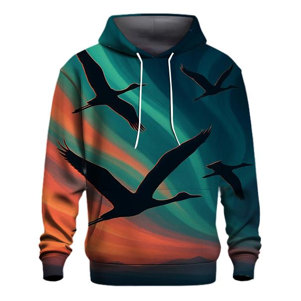Aurora Sunset Flight hoodie styles