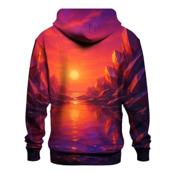 Crystalline Sunset Cove hoodie designs