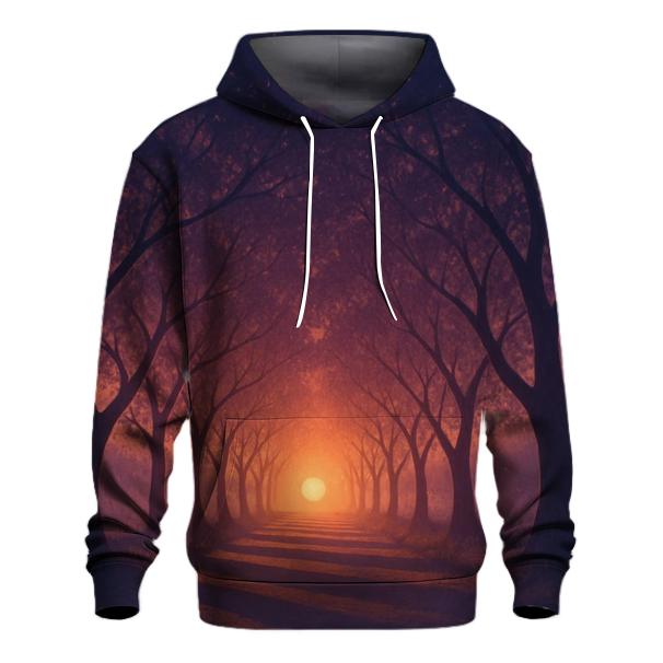 Twilight Orchard Glow pullover hoodies