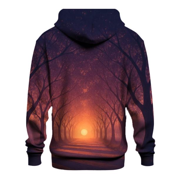 Twilight Orchard Glow pullover hoodies