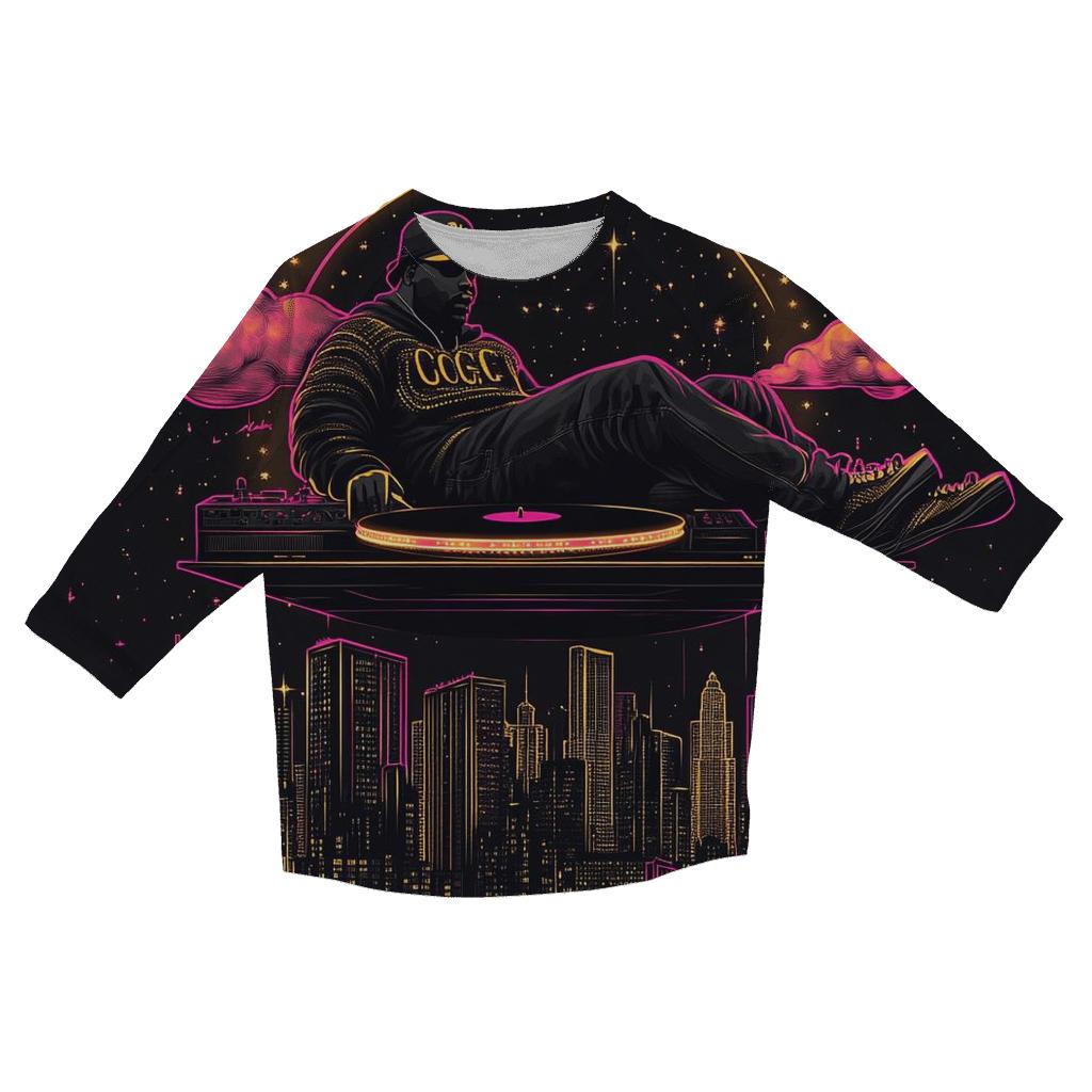 Brooklyn Skyline Biggie Dream cotton quarter sleeve shirts