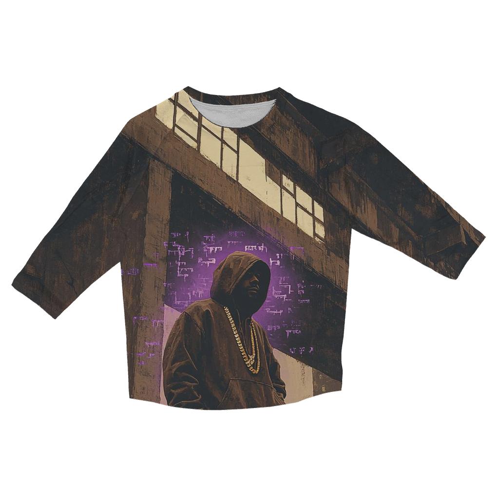 Queensbridge Poet Nas Under The Bridge stylish quarter sleeve tops