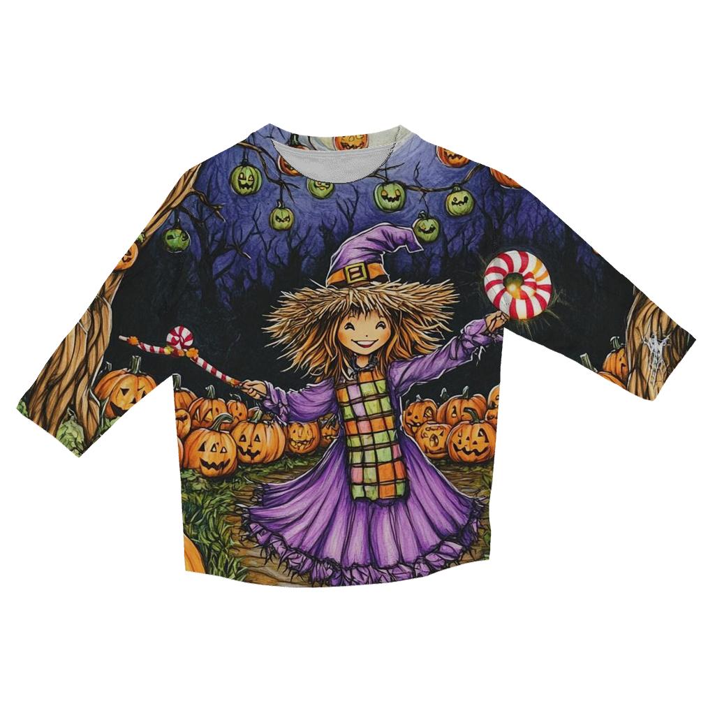 Spooky Orchard Trickster Parade cotton quarter sleeve shirts