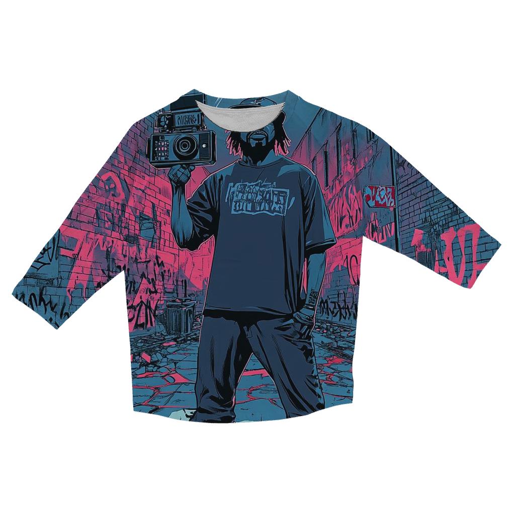 Ice Cube Street Reporter On The Corner custom 3/4 sleeve shirts