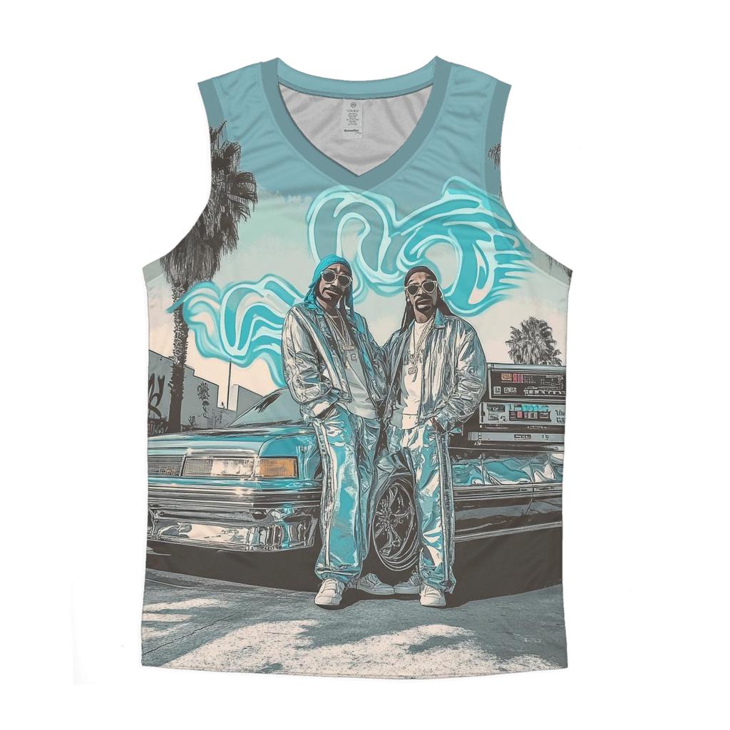 West Coast Lowrider Groove With Snoop And Dre casual summer tank tops