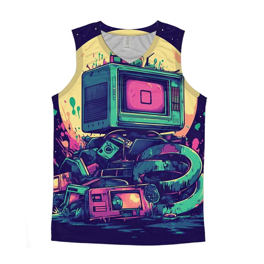 Moonlight Junkyard Monster Jam sports performance tank tops