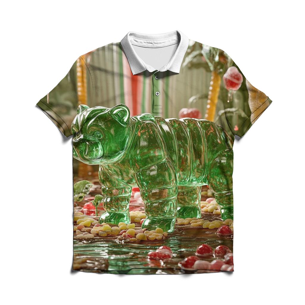 Jungle Of Jelly Beasts premium cotton polo shirts