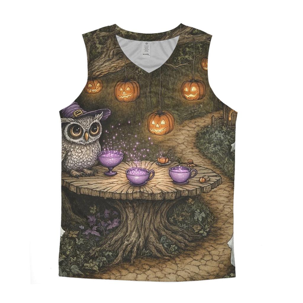 Enchanted Forest Tea Party Haunted Style stylish racerback tanks