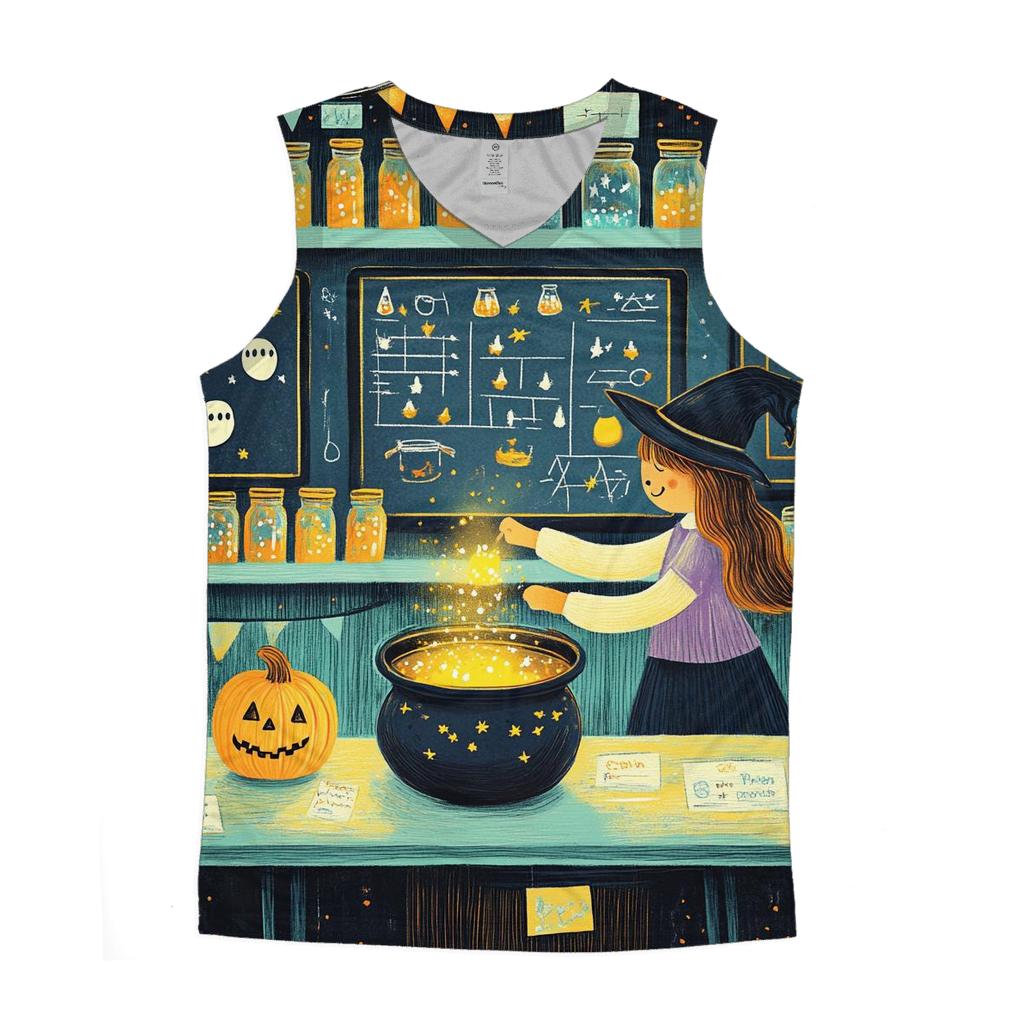 Secret Classroom Halloween Laboratory cotton sleeveless tops