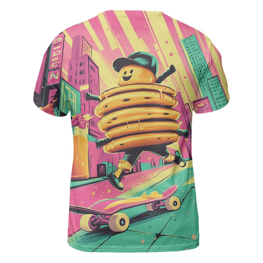 Neon Breakfast Skate Crew personalized full print shirts