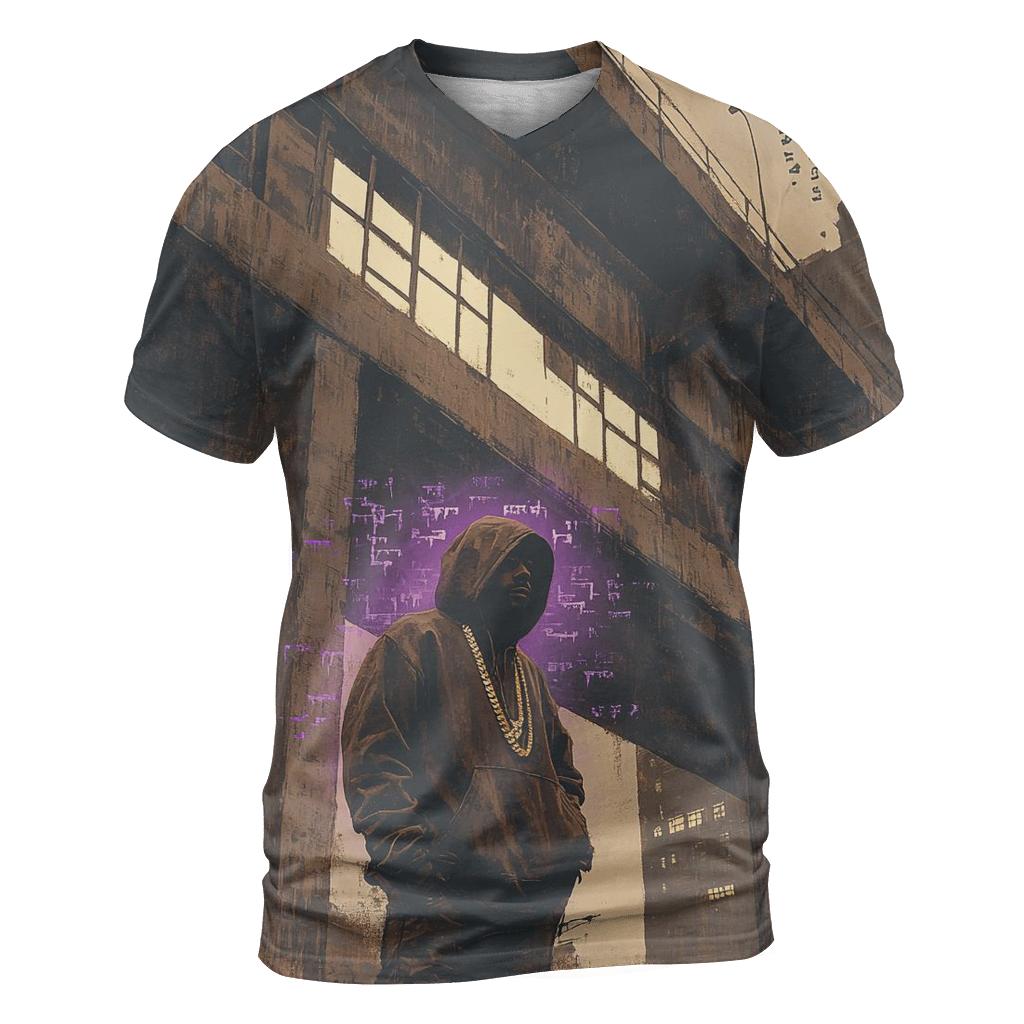 Queensbridge Poet Nas Under The Bridge unique graphic print tees