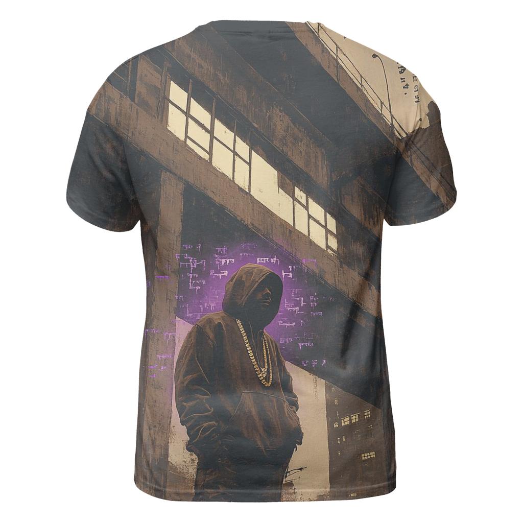 Queensbridge Poet Nas Under The Bridge unique graphic print tees