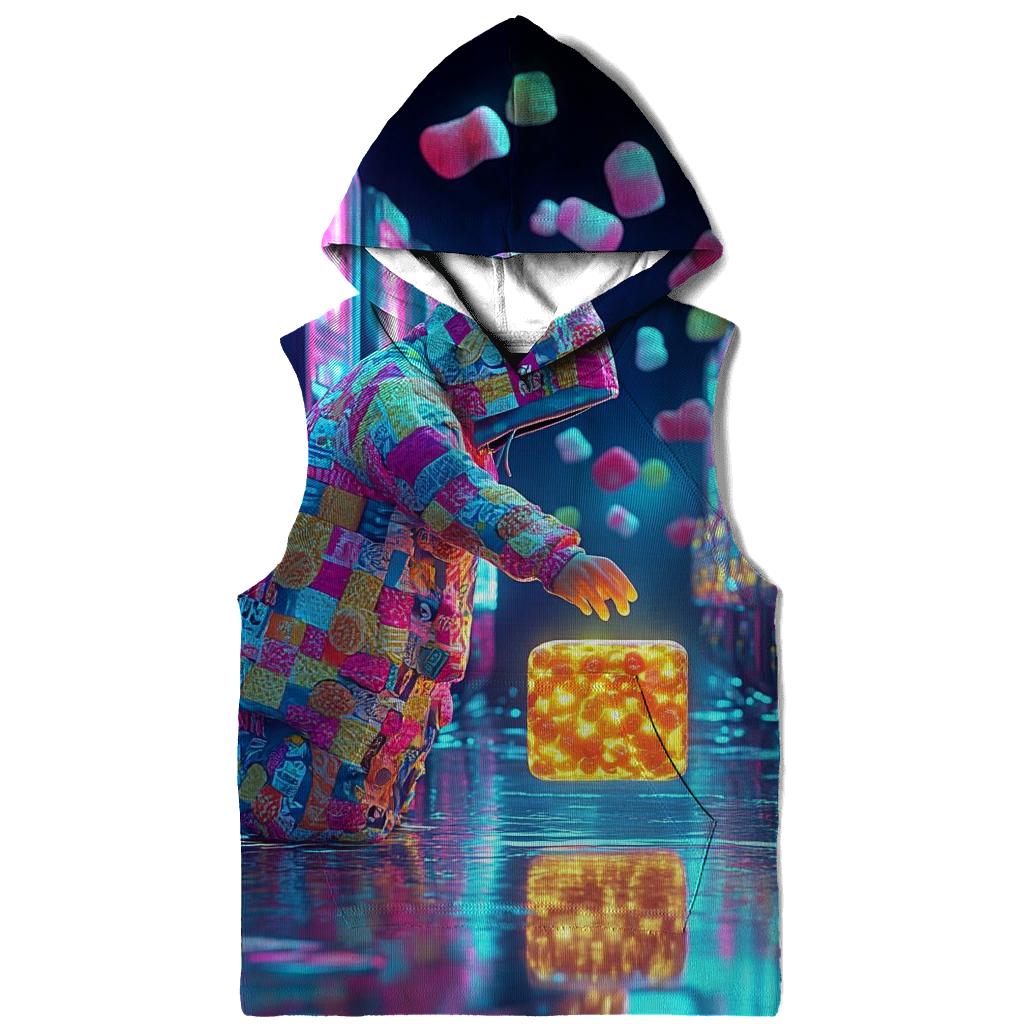 Retro Midnight Snack Arcade zip-up hoodies