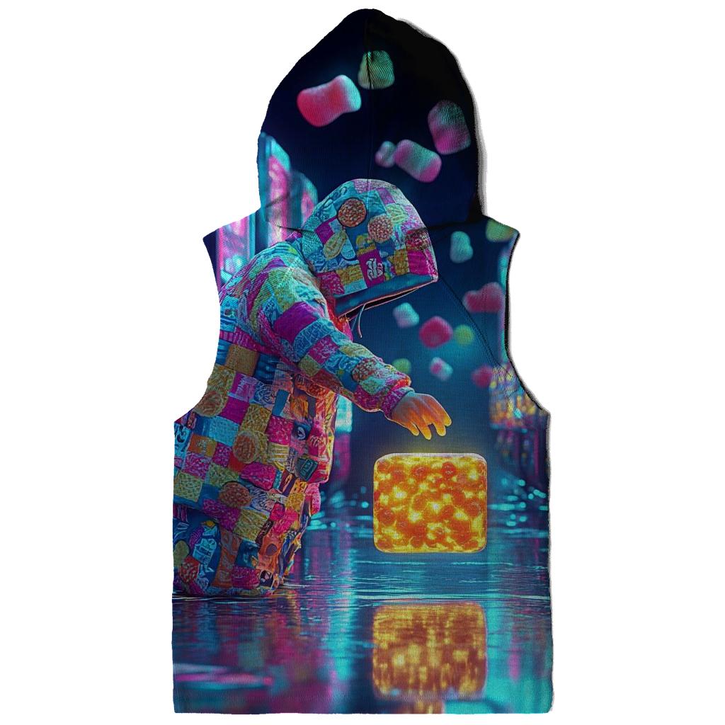 Retro Midnight Snack Arcade zip-up hoodies