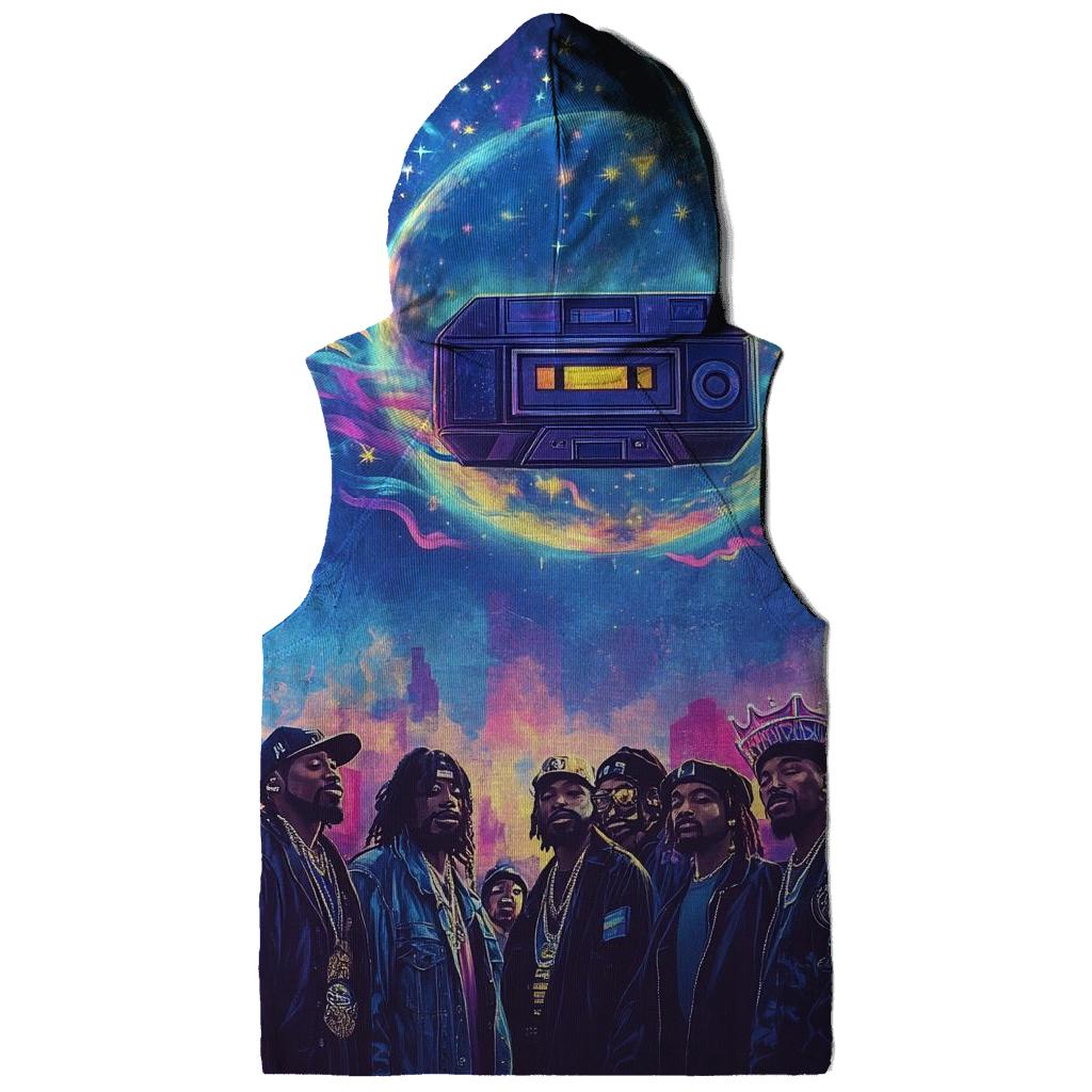 Golden Era Cypher Under The Boombox Moon embroidered hoodies