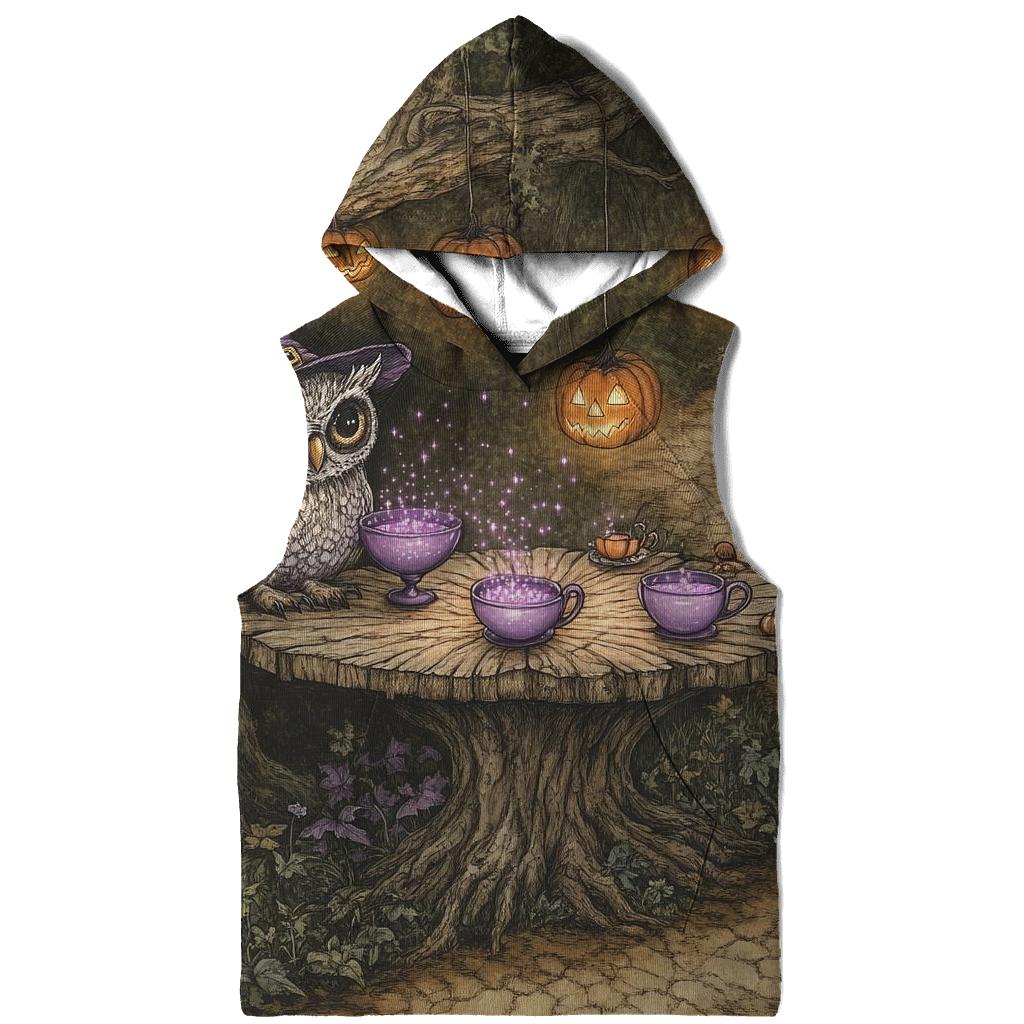 Enchanted Forest Tea Party Haunted Style printed hoodies