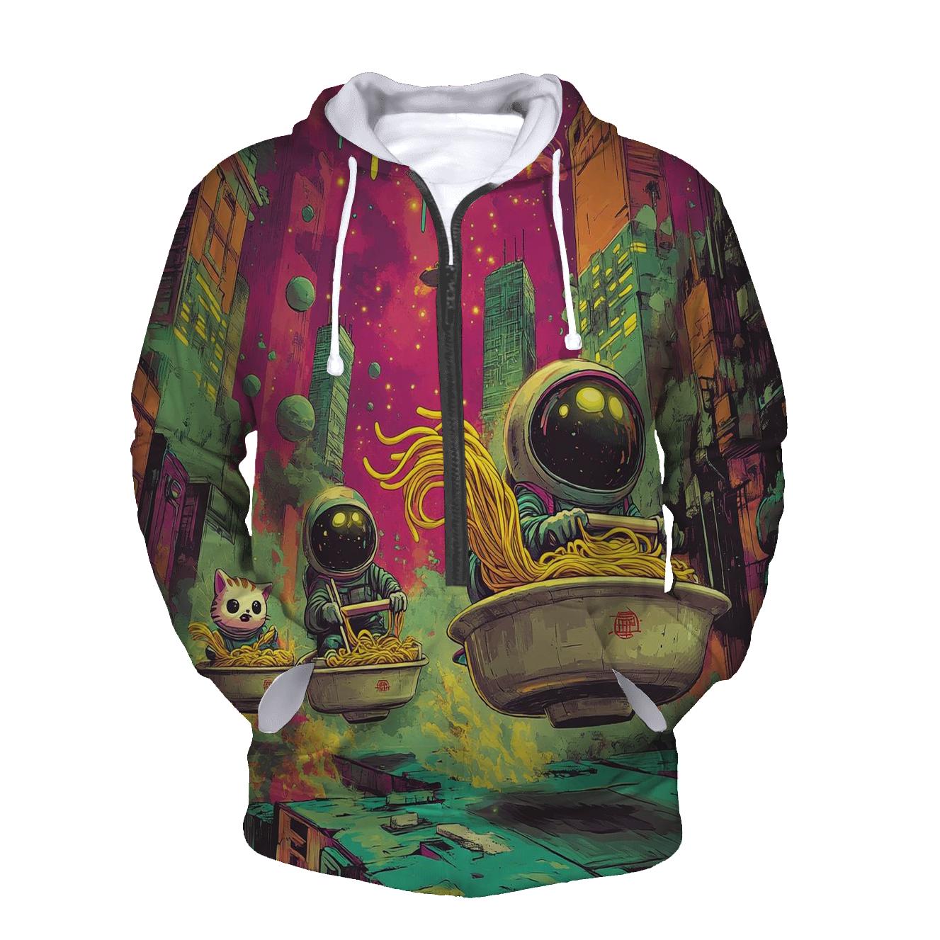 Galactic Noodle Delivery Derby hoodies fashion