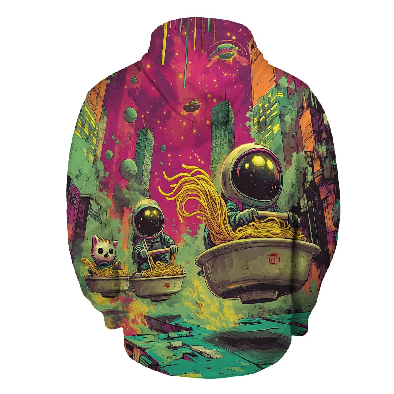 Galactic Noodle Delivery Derby hoodies fashion