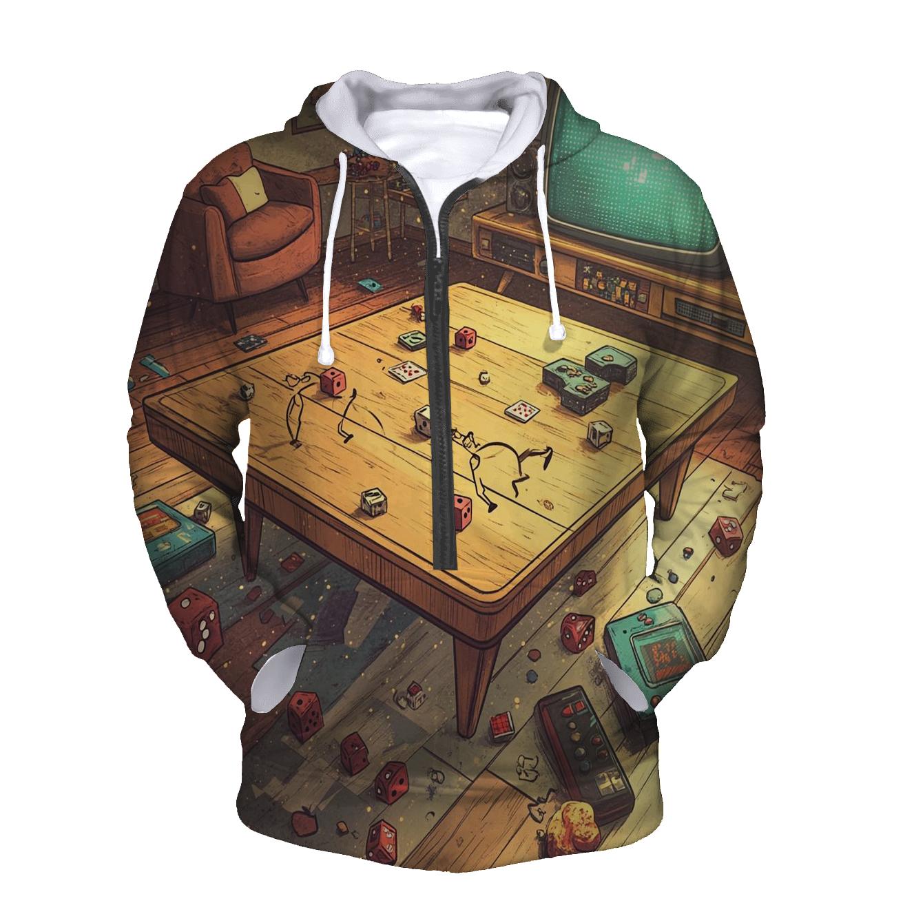 Living Game Night Coffee Table designer hoodies