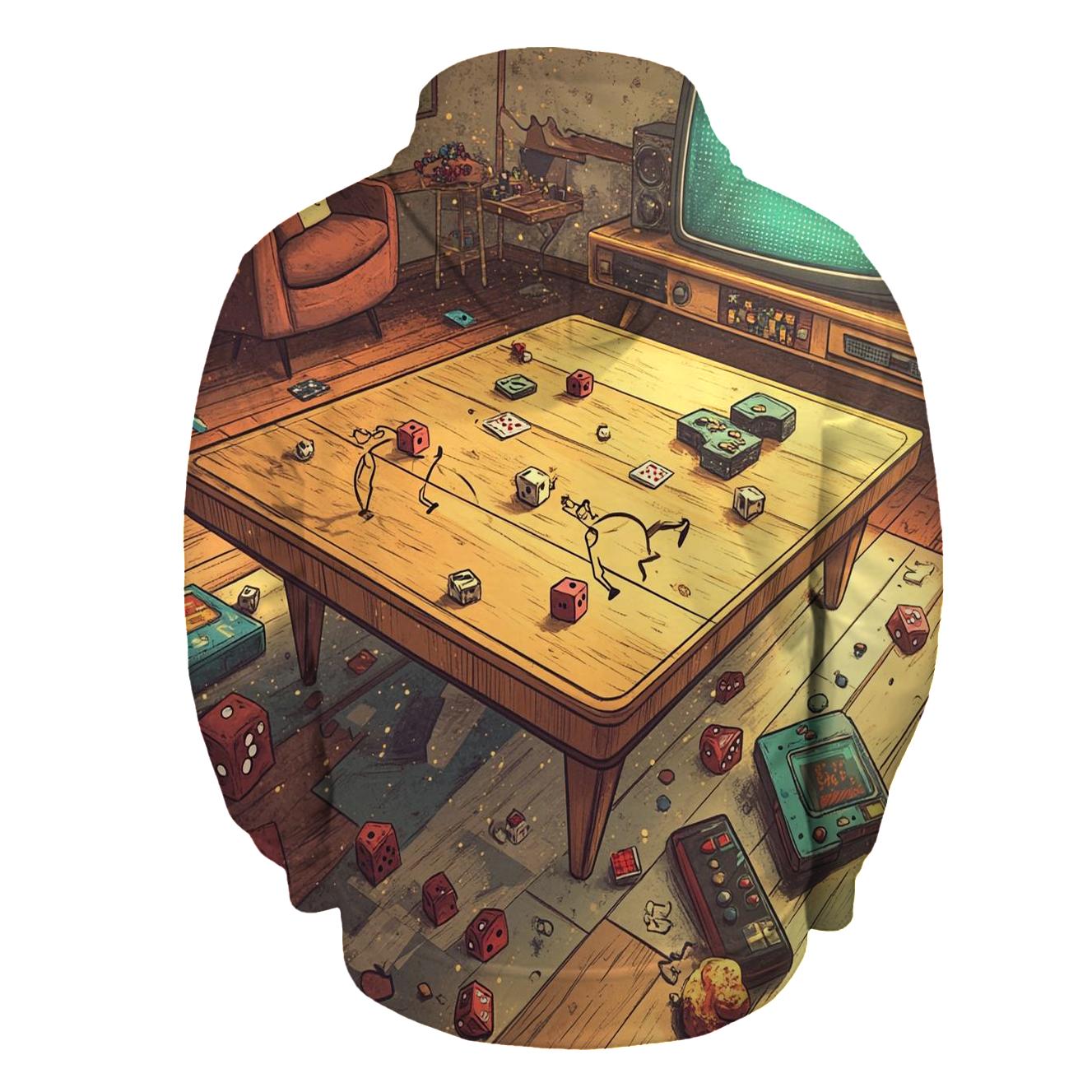 Living Game Night Coffee Table designer hoodies