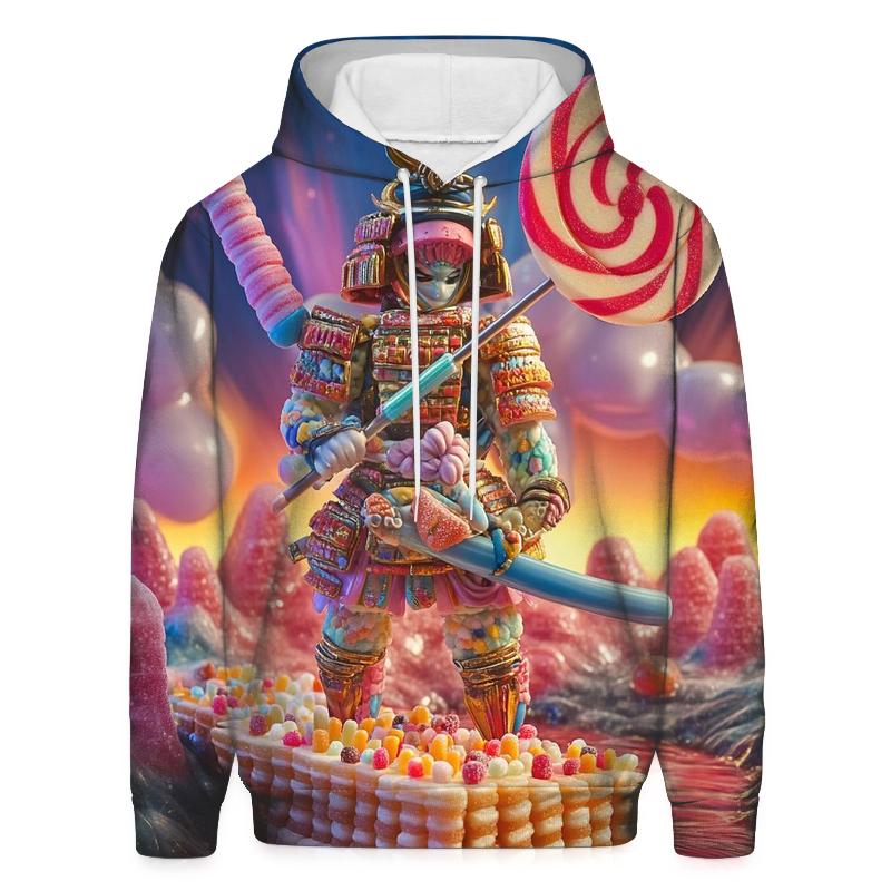 Lollipop Samurai Showdown embroidered hoodies