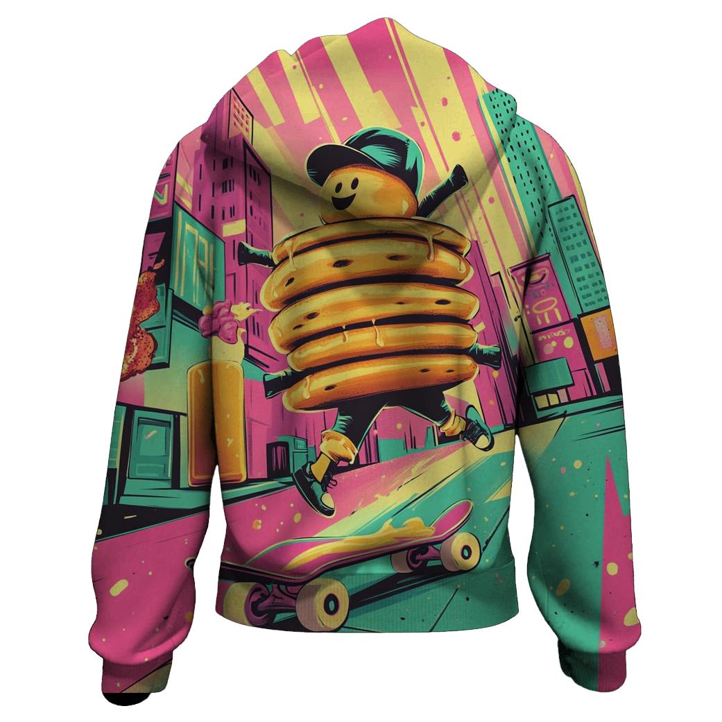 Neon Breakfast Skate Crew hoodie designs