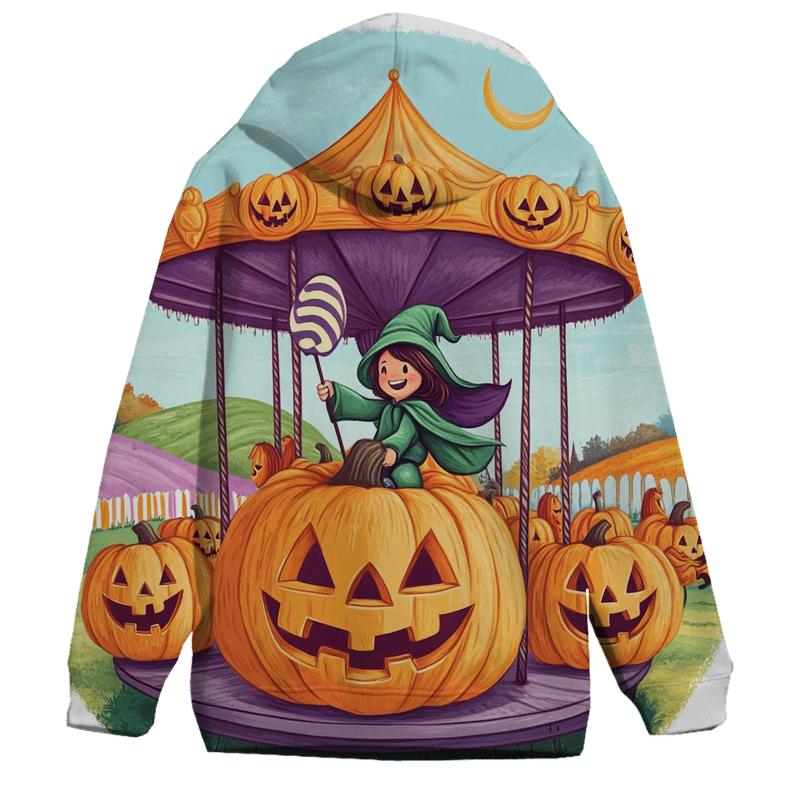 Pumpkin Patch Carousel Spooky Edition custom hoodies