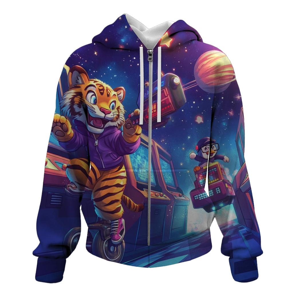 Cosmic Arcade Animal Uprising heavyweight hoodies