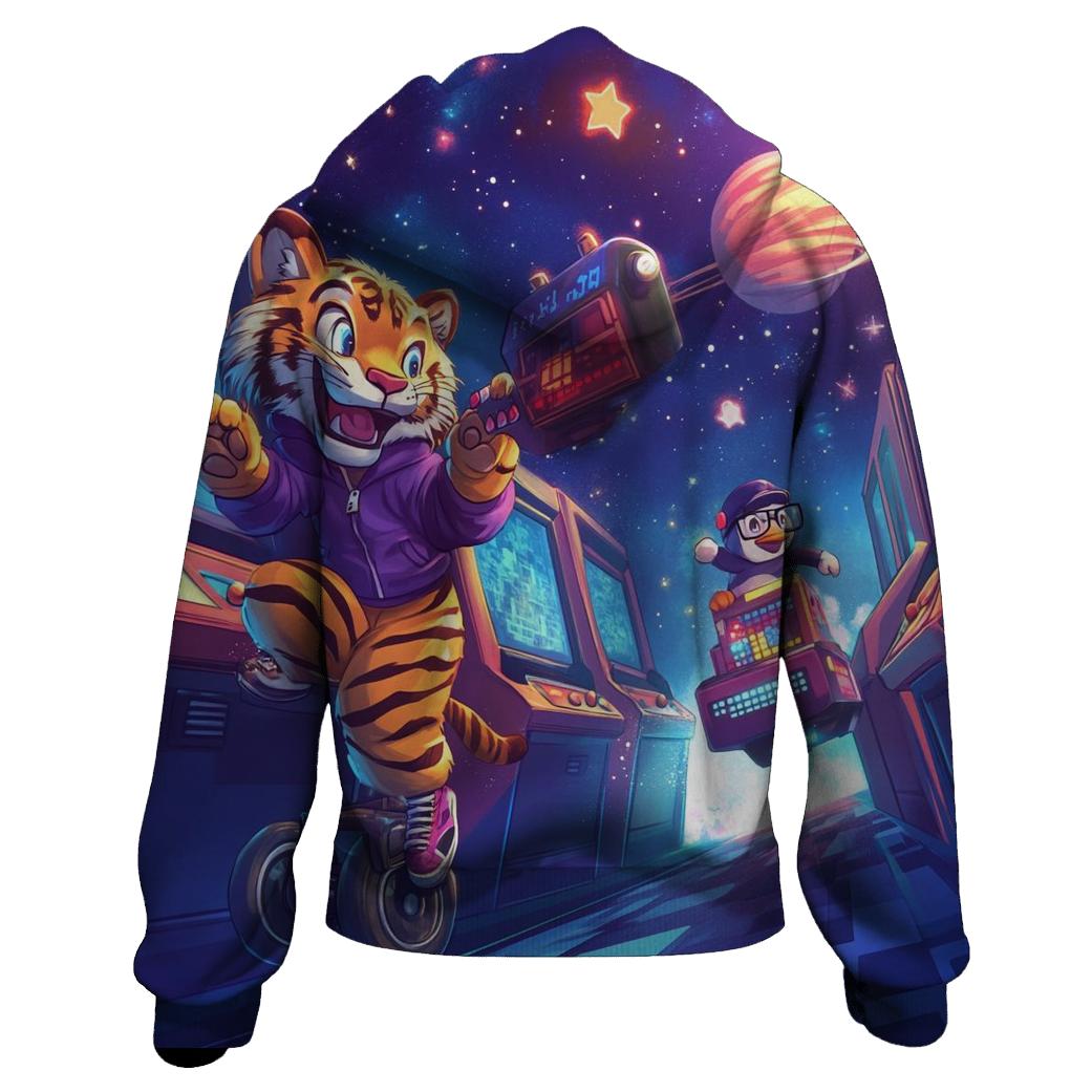Cosmic Arcade Animal Uprising heavyweight hoodies