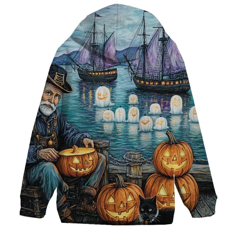 Lantern Maker Of The Haunted Harbor graphic hoodies