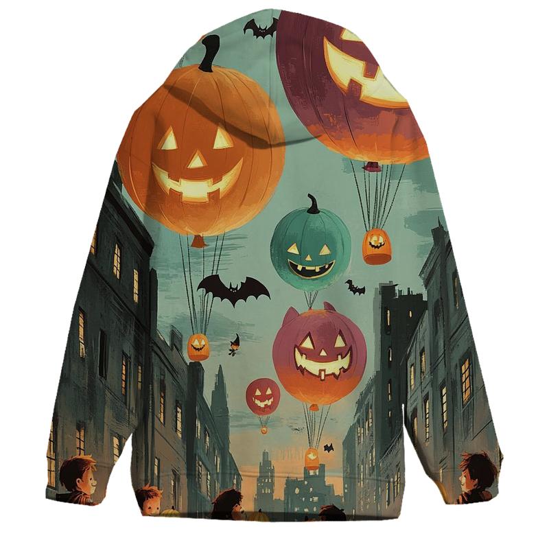 Skyline Parade Of The Spooky Balloons premium hoodies