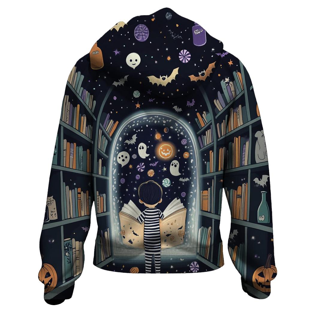 Midnight Library Of Haunted Storybooks heavyweight hoodies