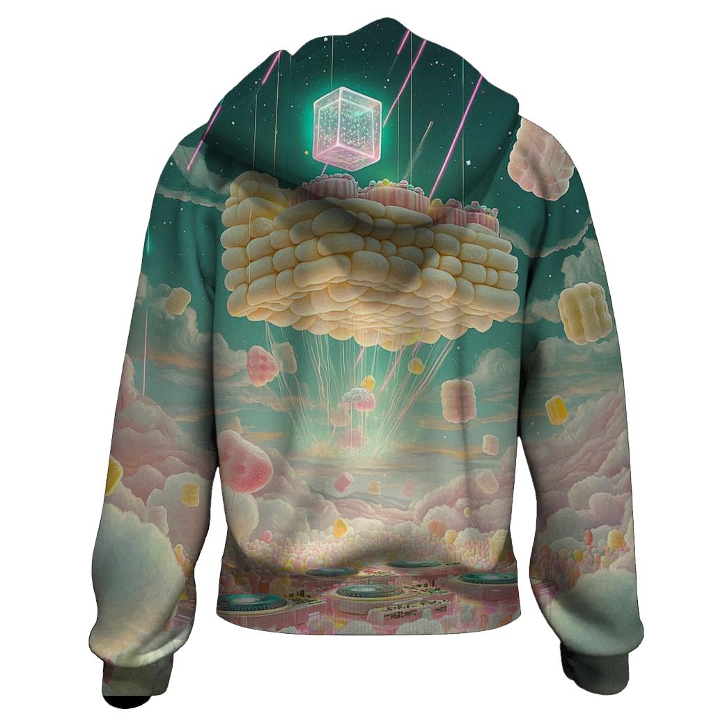 Marshmallow Cloud DJ Stage premium hoodies