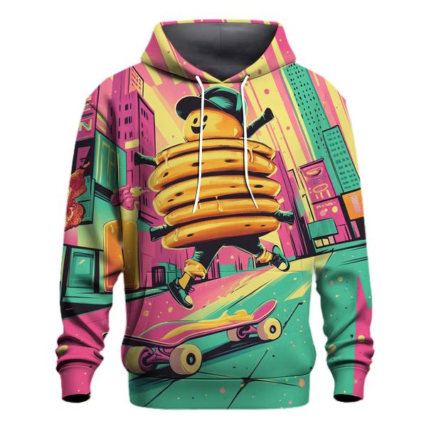 Neon Breakfast Skate Crew zip-up hoodies