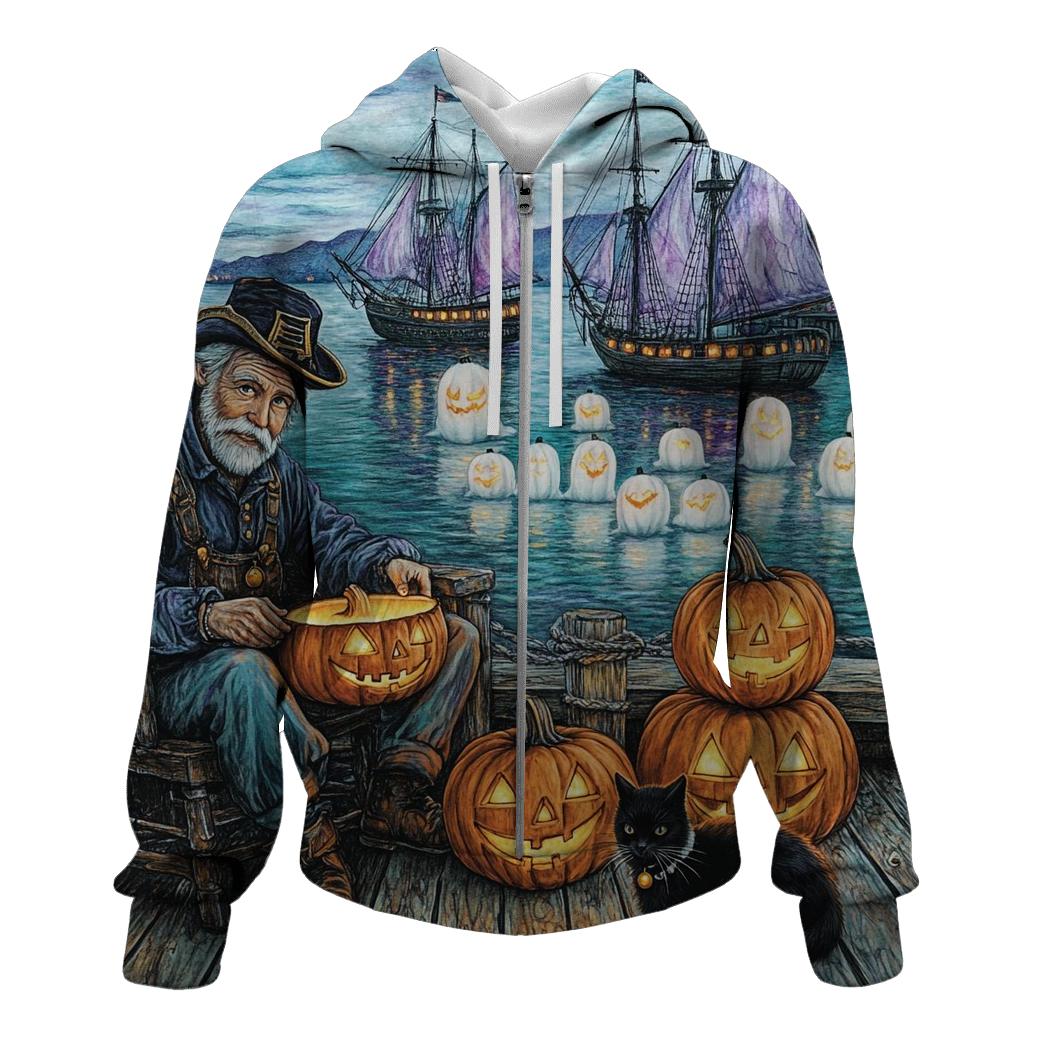 Lantern Maker Of The Haunted Harbor hoodies fashion